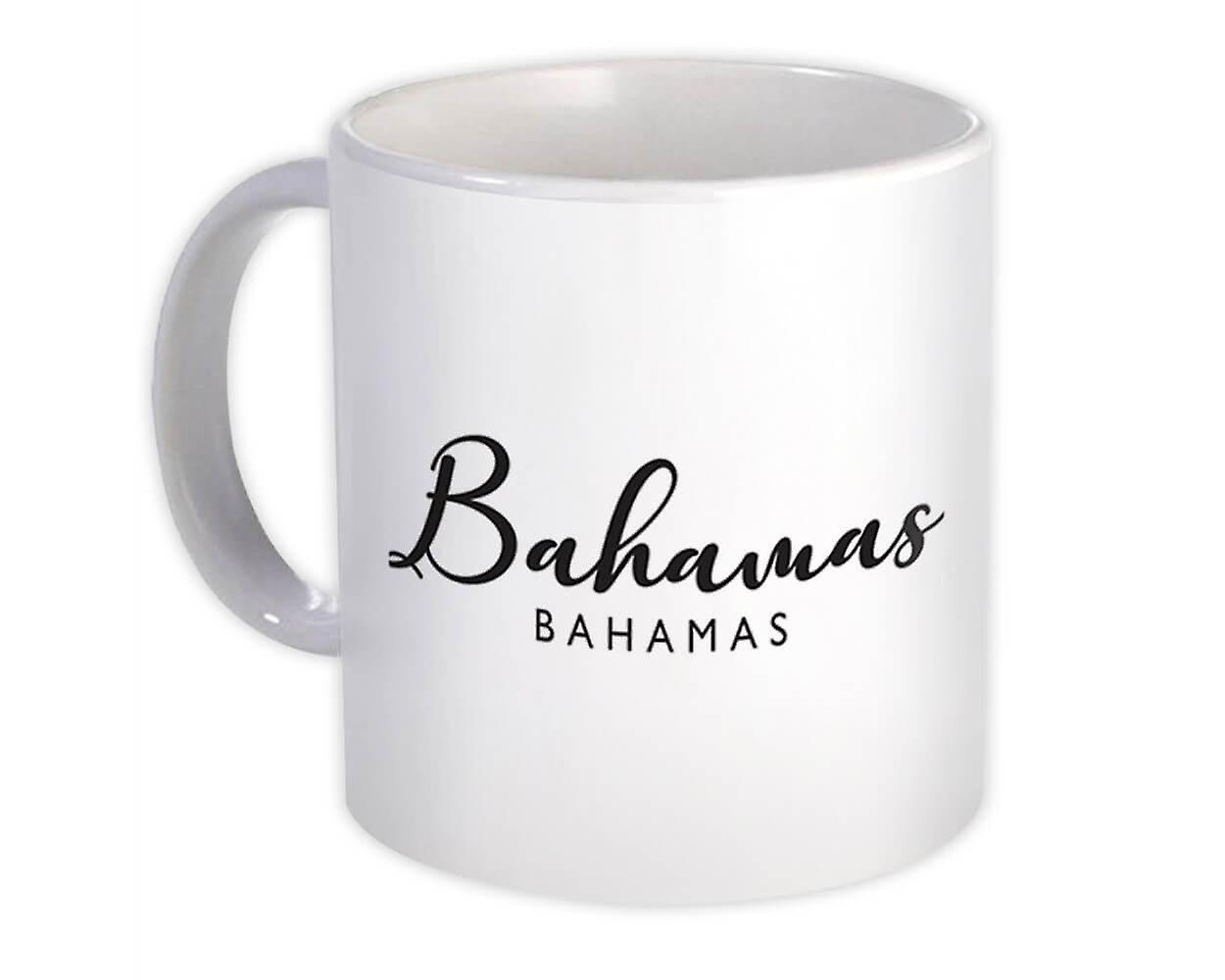 Caneca de Presente: Bahamas Cursiva