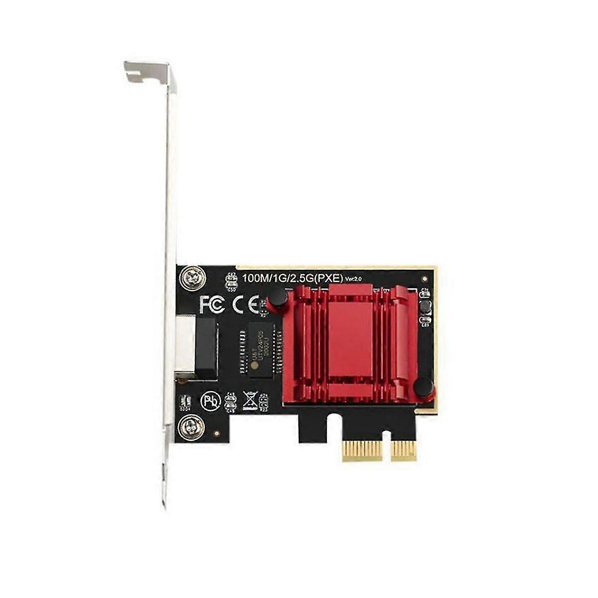 2,5 g PCI-e zu RJ45 Netzwerkkarte Wifi-Empfänger Gigabit Diskless Netzwerkkarte Ethernet 2500 Mbit / s 2,5 GB