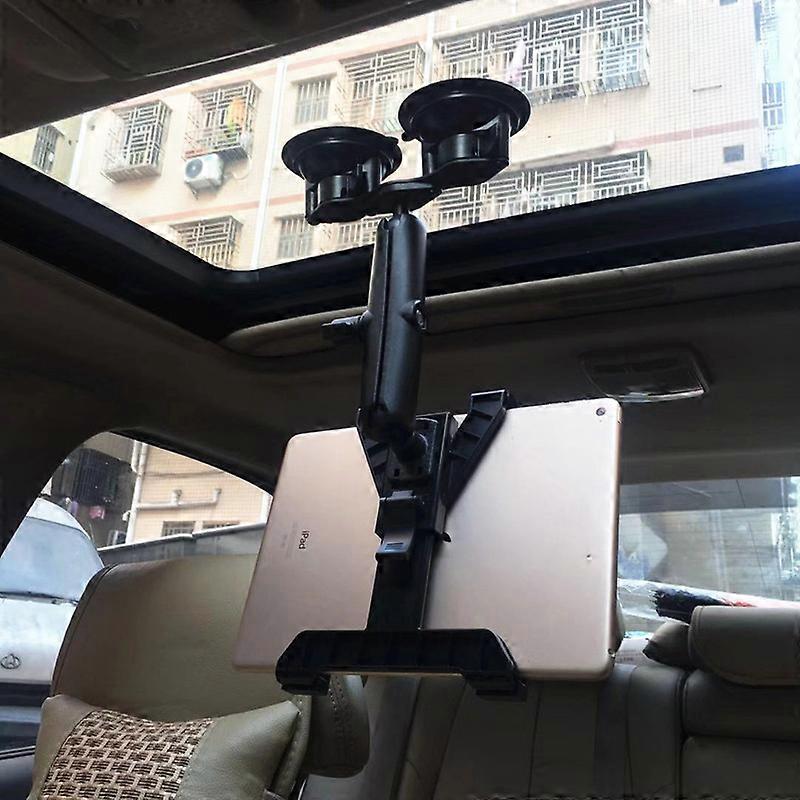 حامل كوب شفط مزدوج للخدمة الشاقة مع رأس كروي 1 بوصة لجهاز iPad mini Air 1 2 3 4