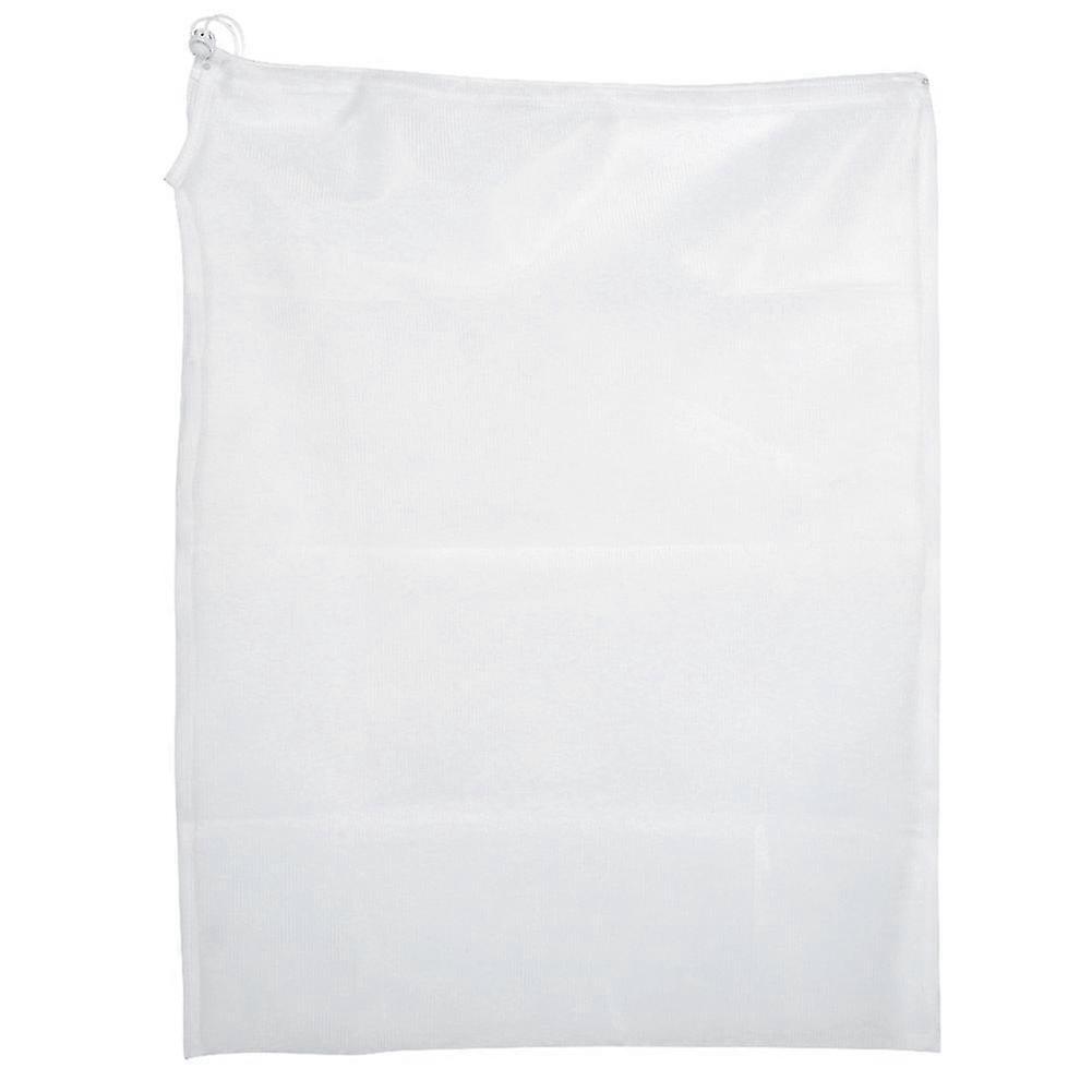 2pcs Reusable Fruit Vegetable Mesh Storage Drawstring Shopping Filter Bag Holder