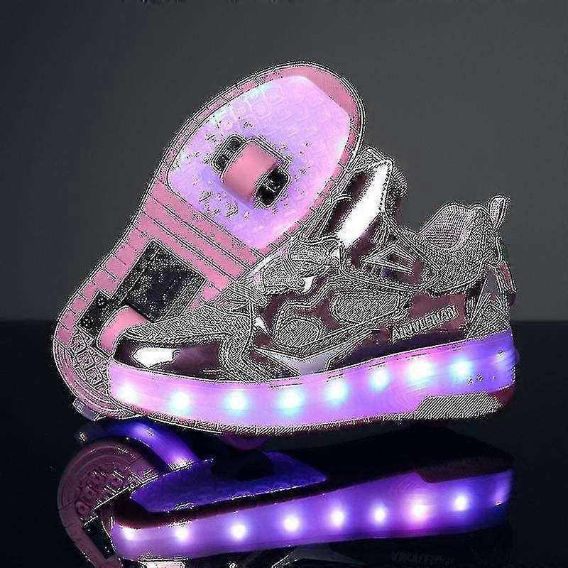 Shoes With Rollers Led Glowing Shoes With Rollers Roz 28-39