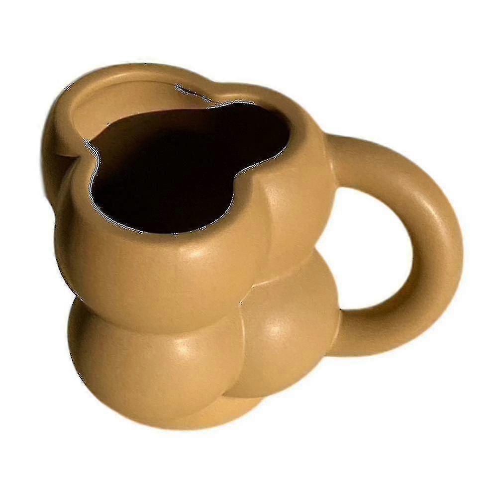 Home Ceramic Mug Creative Breakfast Tableware 300ml,b