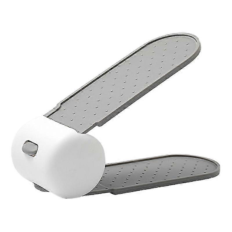 Shoe Slots Stackable Adjustable Pp Cabinet Closet Stand Storage Rack For Home