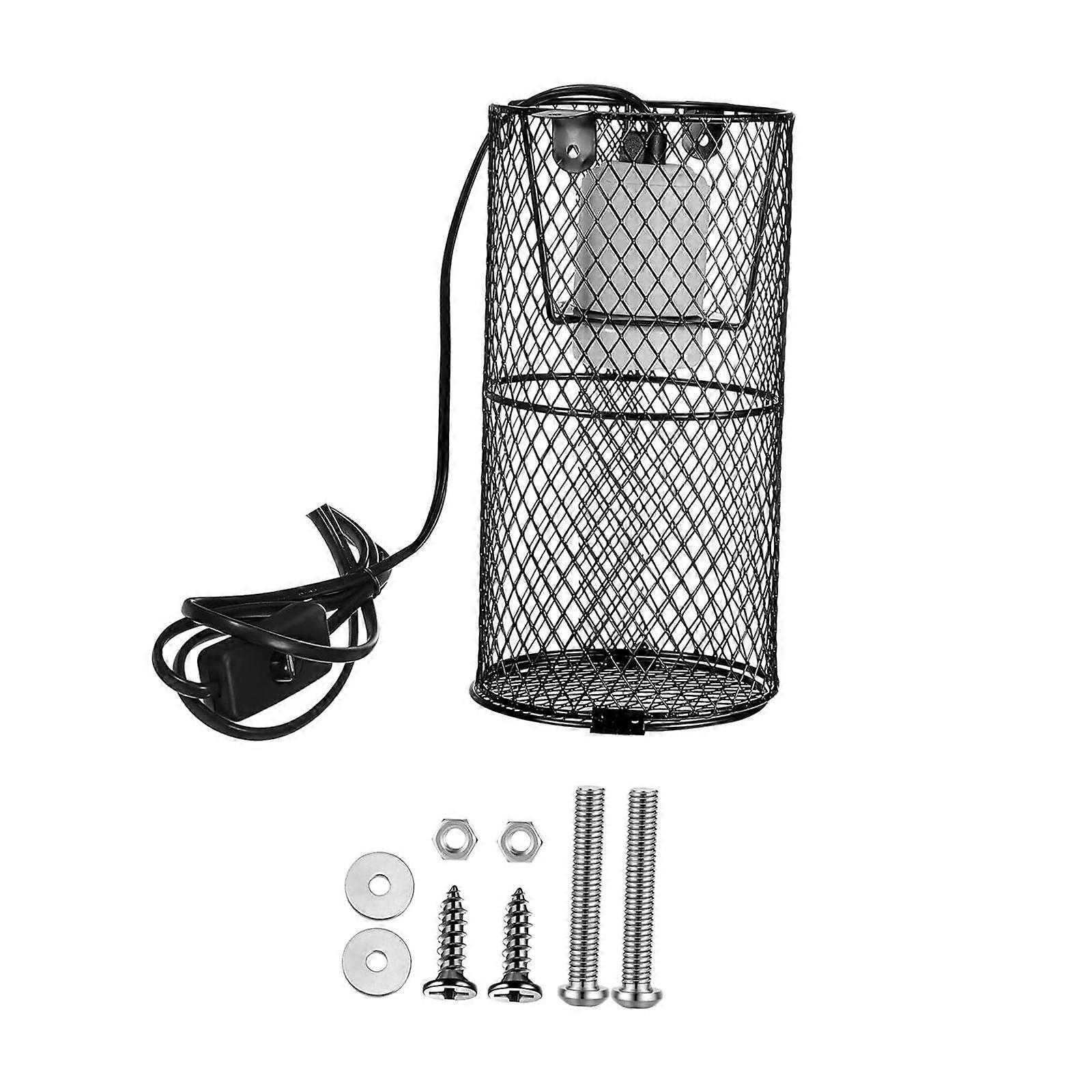 Reptile Light Fixture Multifunction Tortoise Heat Lamp for Tortoise Reptiles