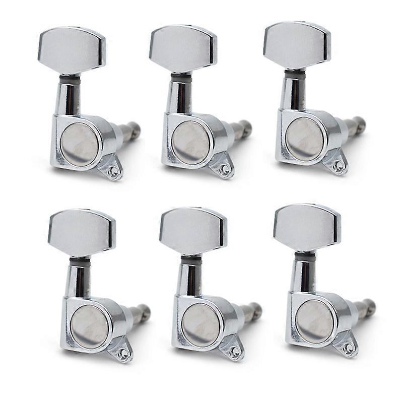 Big Square Sealed Guitar Tuning Pegs Keys Tuners Machine Heads for Electric Guitar Black/Gold/Chrome