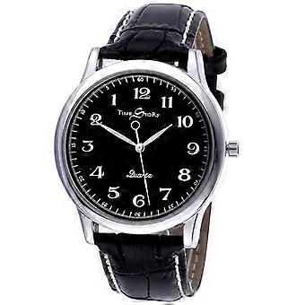 Lovers Quartz Watch Reverse Anticlockwise Direction Oil Pressure Dial Waterproof Reverse Leather Lovers Watches