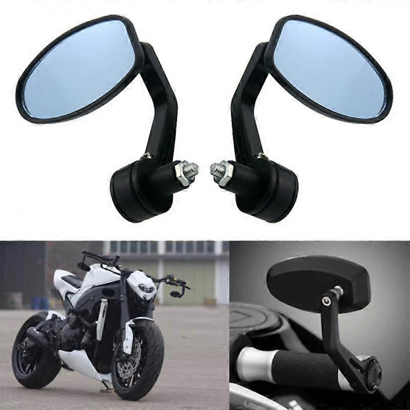 QX 7/8" Fit Durable Motorcycle Handle Bar Rearview Mirrors Universal Mirrors Portable Motorcycle Rearview Mirrors