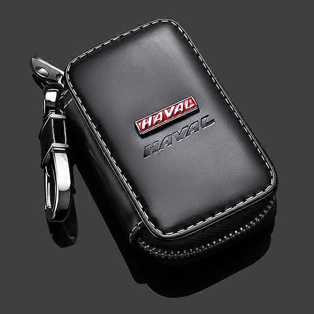 Leather  Car Key Case For Great Wall Haval/Hover H1 H2 H6 H7 H4 H9 F5 F7 F9 H2S Car Accessories With Car Logo Key Cover