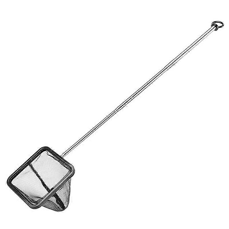 Aquarium Fish Net with Extendable Stainless Steel Long Handle, Fine Mesh Fish Net for Fish Tank