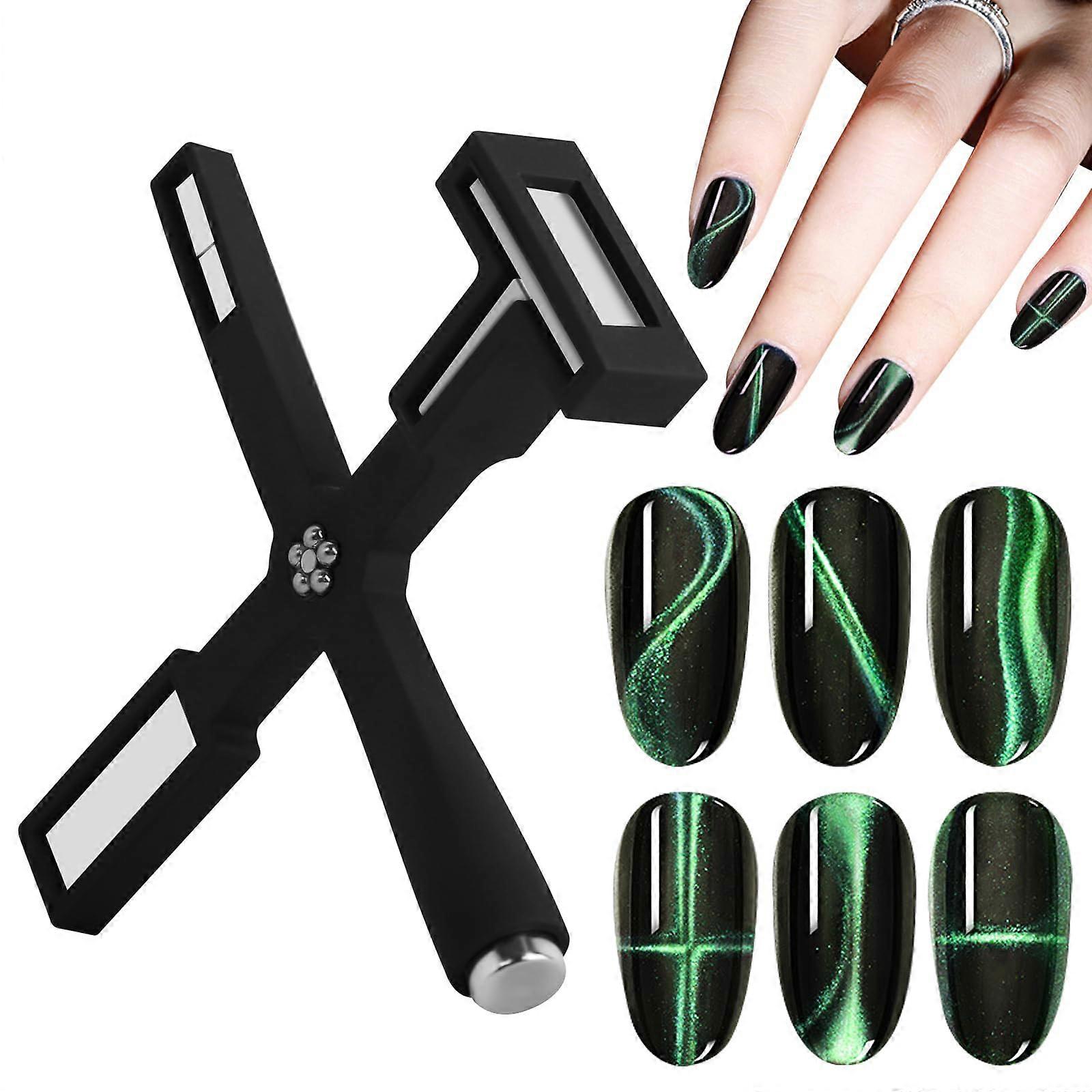 Multi-functional Cat Eye Magnet Stone 5-in-1 Pattern Magnet Stone Magnetic Pen,100% New