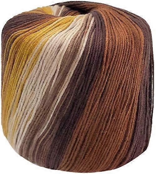 Hilo de ganchillo suave, hilo de tejer de algodón multicolor hilo de tejer a mano hilo de tejer hilo de ganchillo