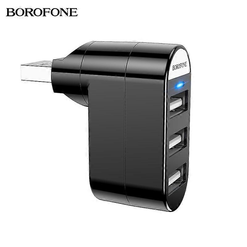 Borofone DH3 διαχωριστής USB τριών θυρών USB βάση επέκτασης φορητού υπολογιστή USB μετατροπέας πολλαπλών διεπαφών