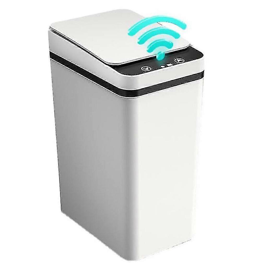 Smart Touchless Trash Can - 3 Gallon Automatic Motion Sensor Rubbish Can With Lid Electric Waterpro