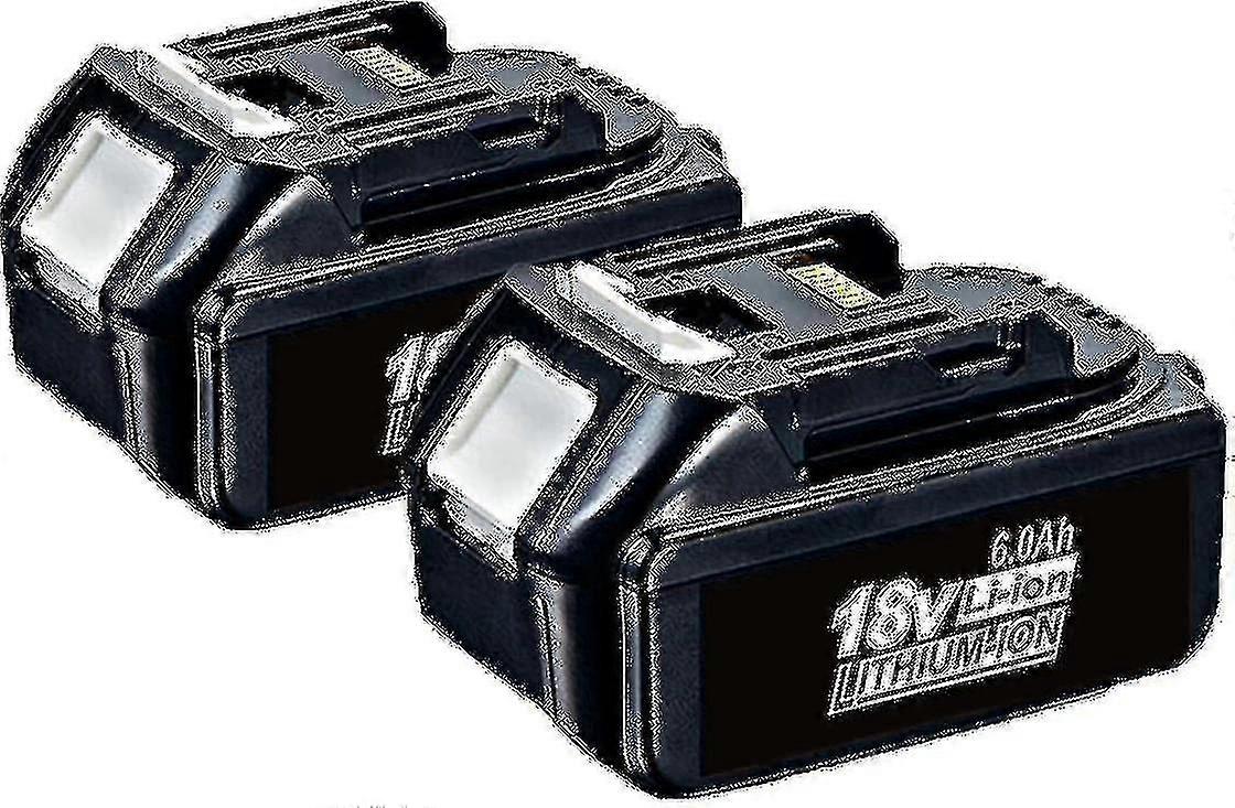2 Pack For Makita 18v Battery 6.0 Ah Lxt Li-ion Bl1850b Bl1830b Bl1860b Cordless