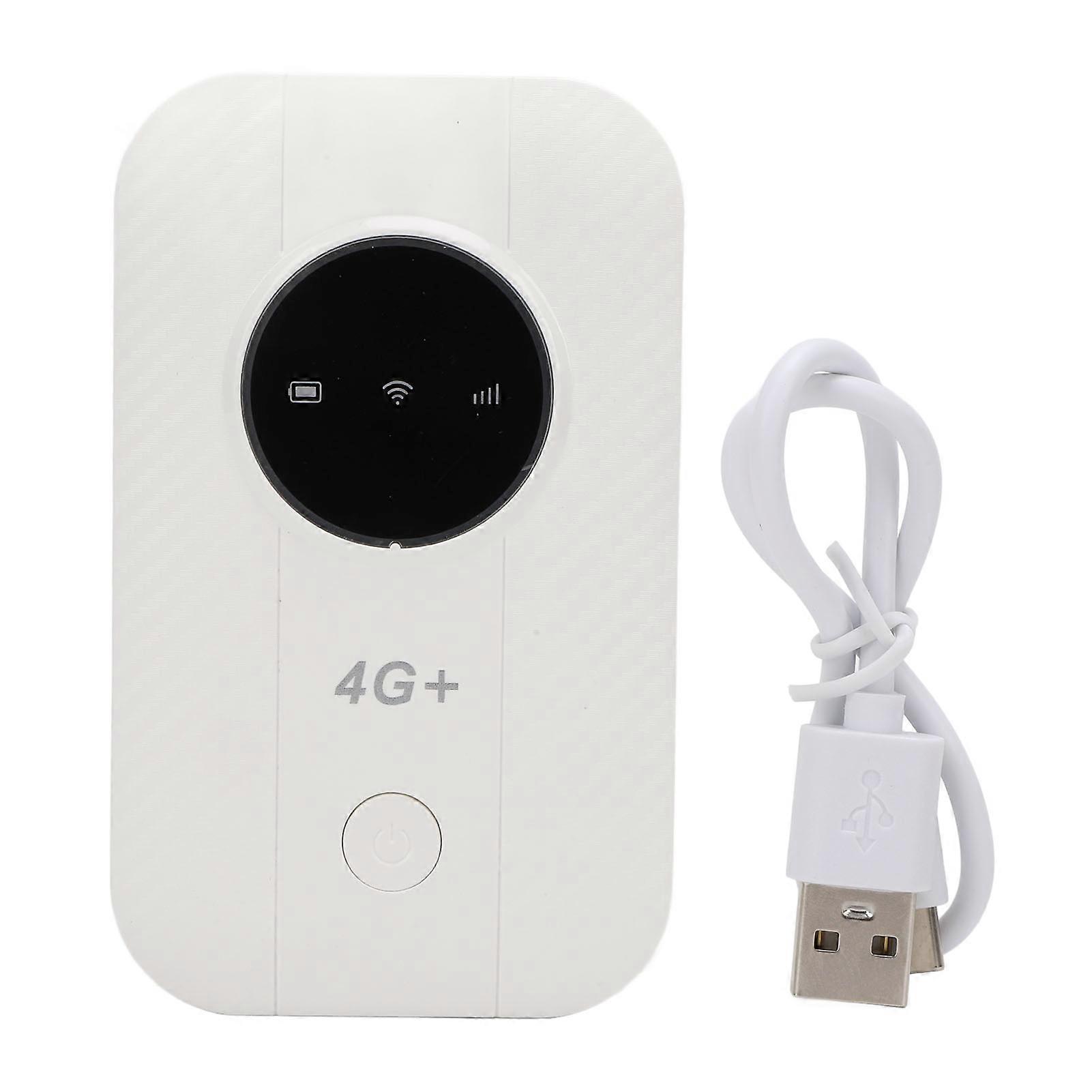 Mobile Hotspot White Connect Up to 10 Devices 3650mAh 150Mbps Download Speed 4G LTE Mobile Hotspot Router for Win 7 8 10 for Linux