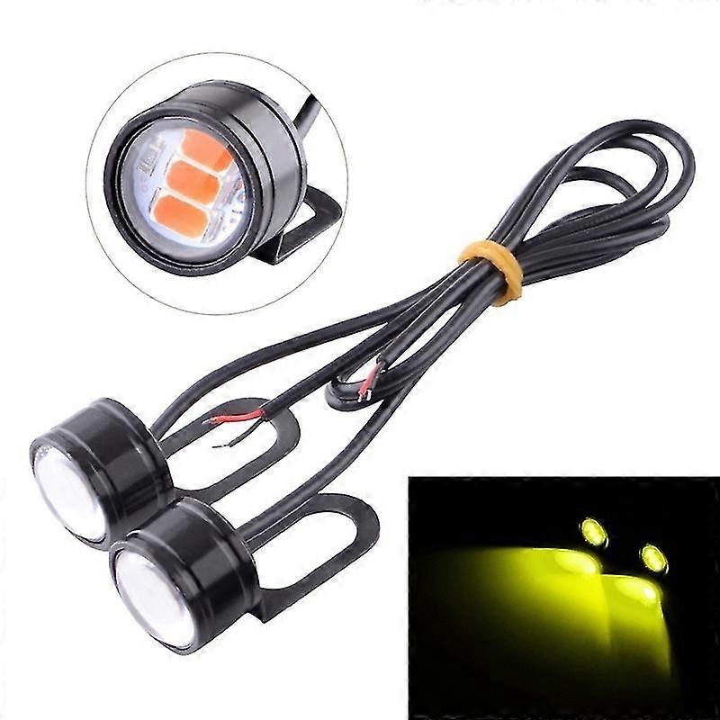 2pcs Motorcycle Eagle Eye Driving Light 12v Led Reverse Backup Driving Light Fog Lamp Headlight Bulb Daytime Running Light