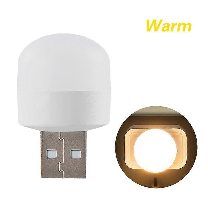 Mini Barevná LED Lampa S USB Zástrčkou Napájecí Nabíječka Pro Notebook Malá Kniha Ochrana Očí Čtecí Lampy