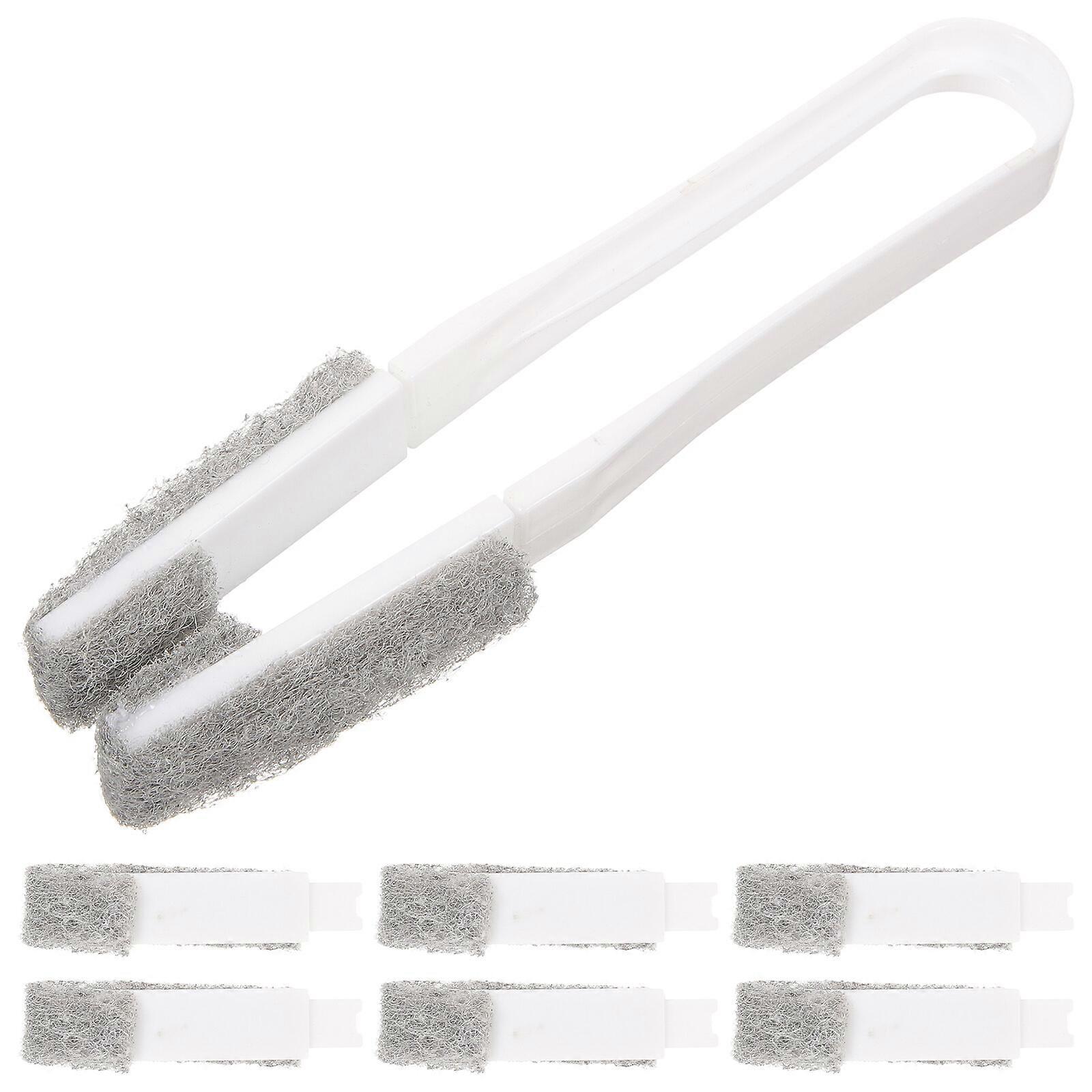 1 Set Shutter Brushes Compact Blinds Brushes Portable Vent Cleaners with Replaceable Brush Head