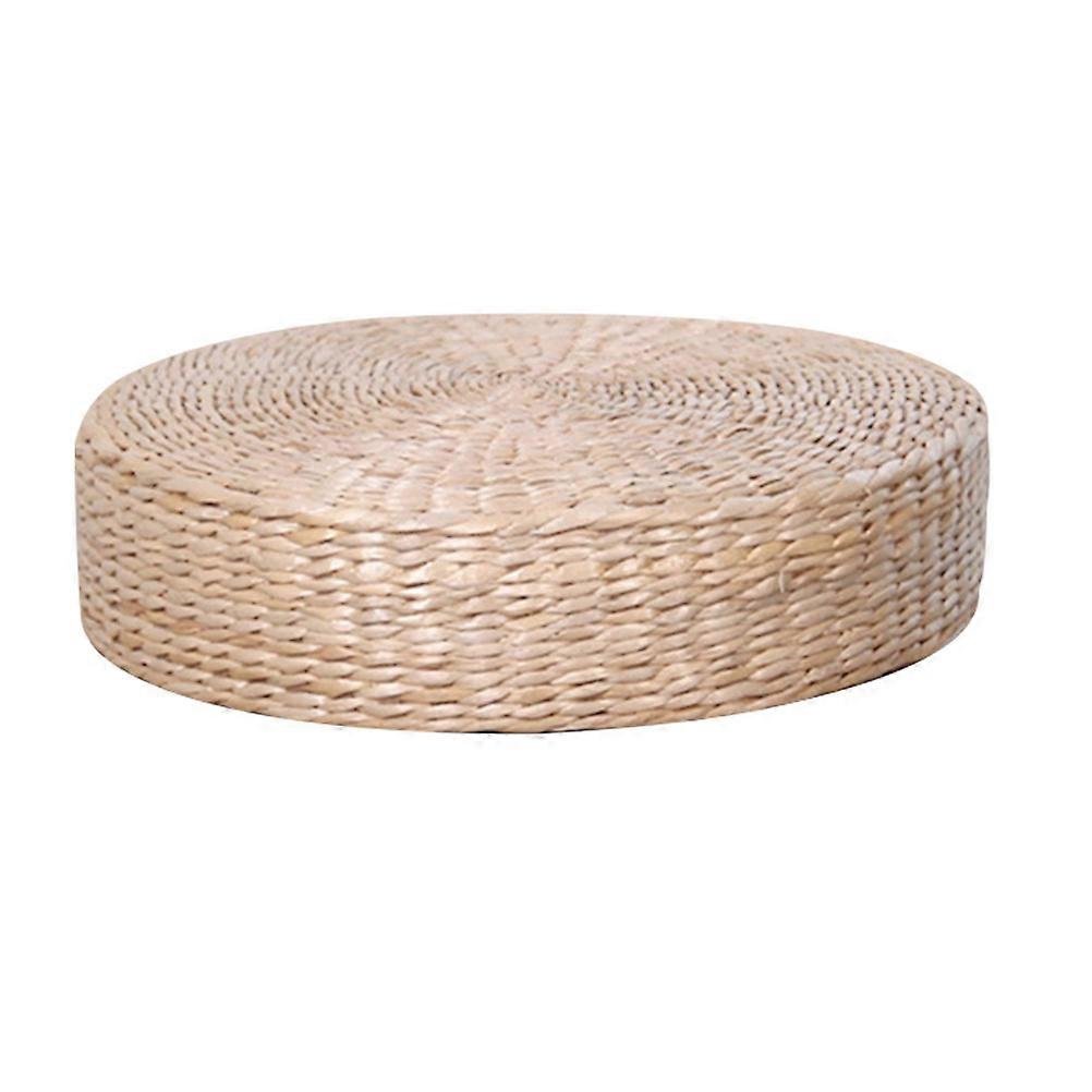 Rond zitkussen stro Boeddha kussen Japans kussen poef Tatami kussen stro plat zitkussen