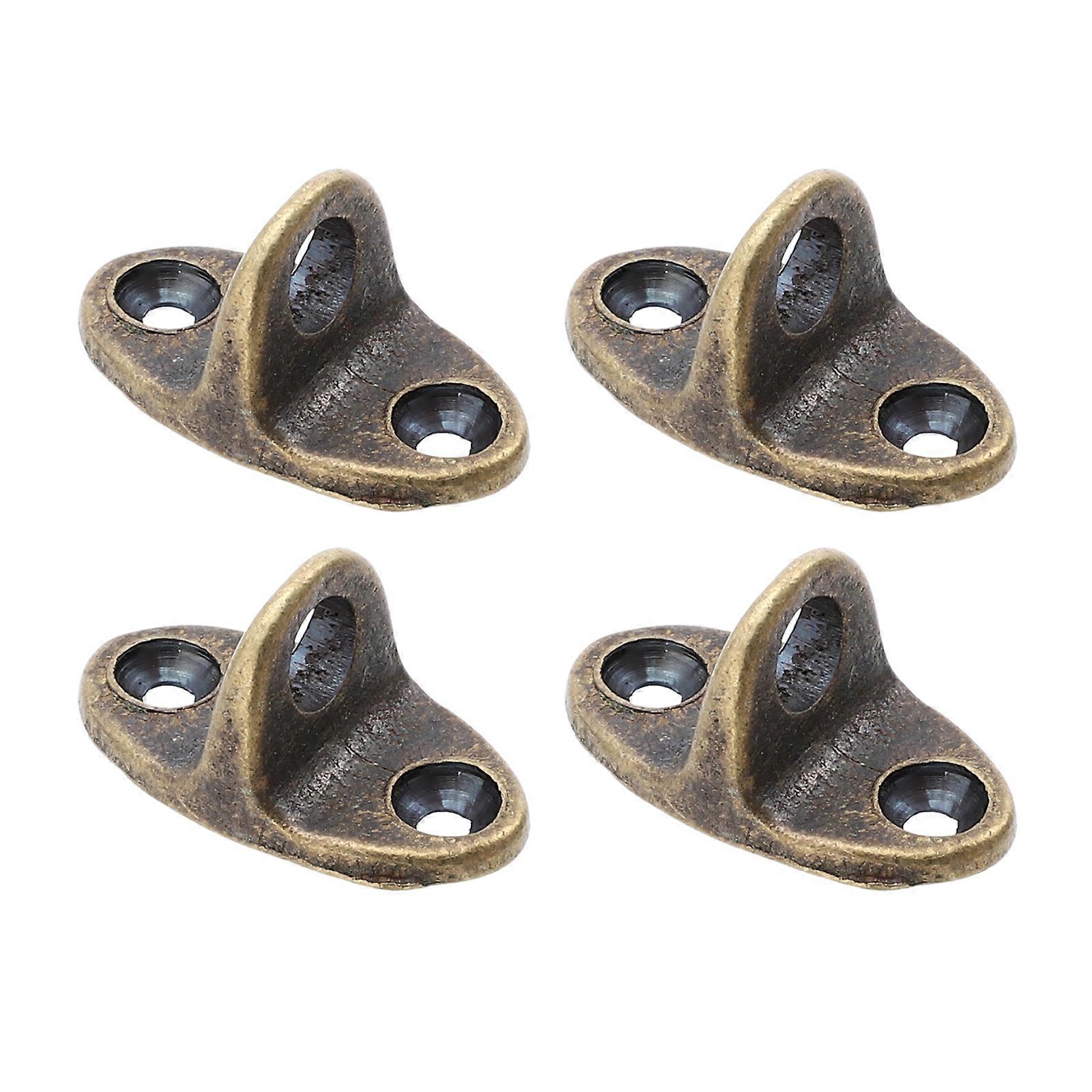 4 Pcs Wall Mount Clothes Rack Staple Ring Hook Ceiling Anchor Hooks Plant Baskets Ceiling Hook