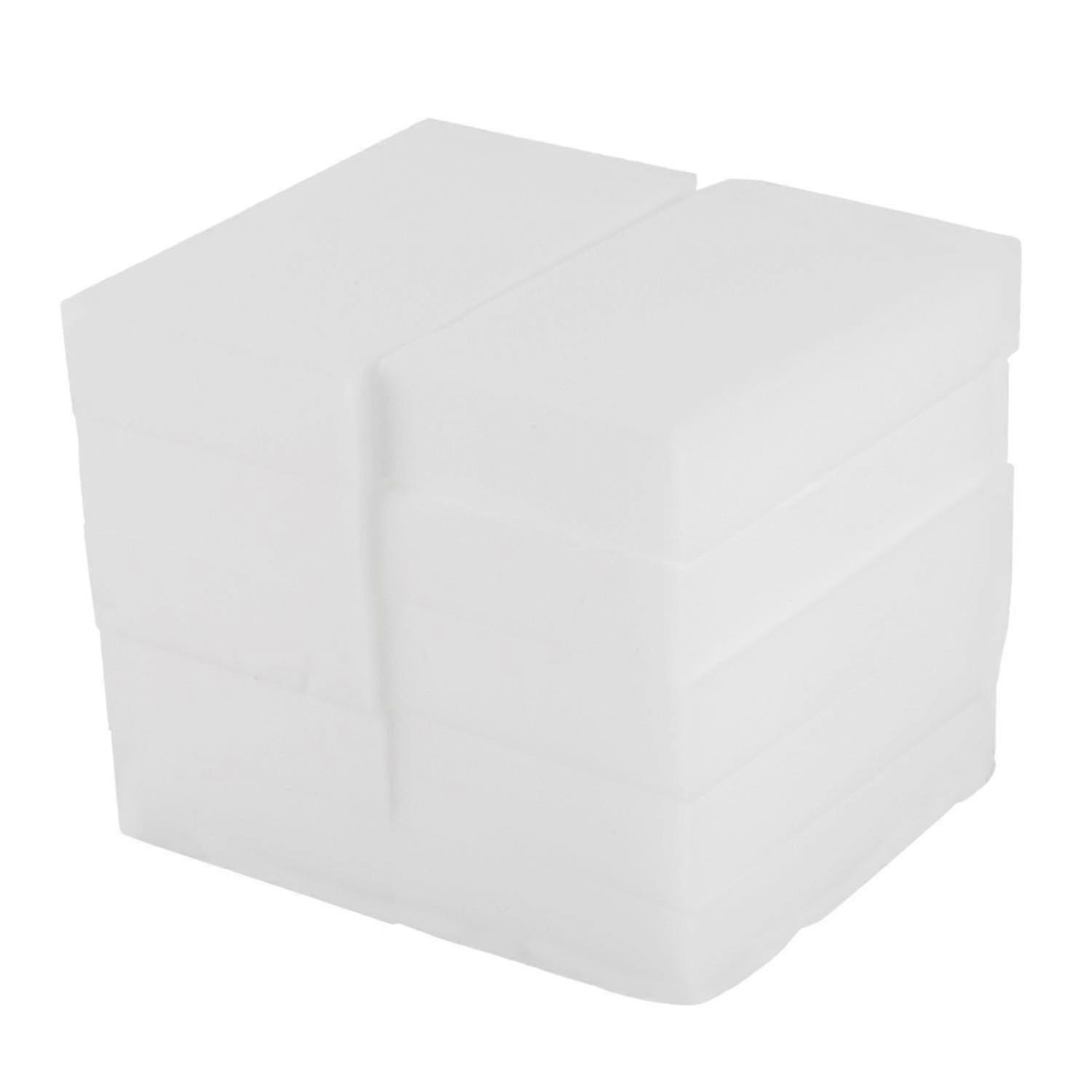 Compatible With100x60x20mm 10pcs Magic Sponge Eraser Melamine Cleaner-white