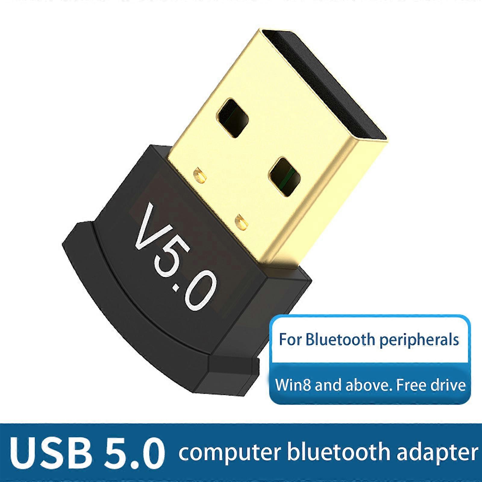 USB Bluetooth Adapter for PC 5.0 Bluetooth Receiver Wireless Transmitter Audio USB Adapter for Desktop, Laptop