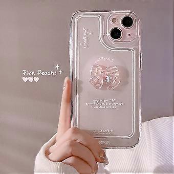 Compatible for iPhone 12 Cute 3D Pink Bowknot Slim Clear Aesthetic Design  Women Teen Girls Camera Lens Protection Phone Cases Cover | Fruugo ES