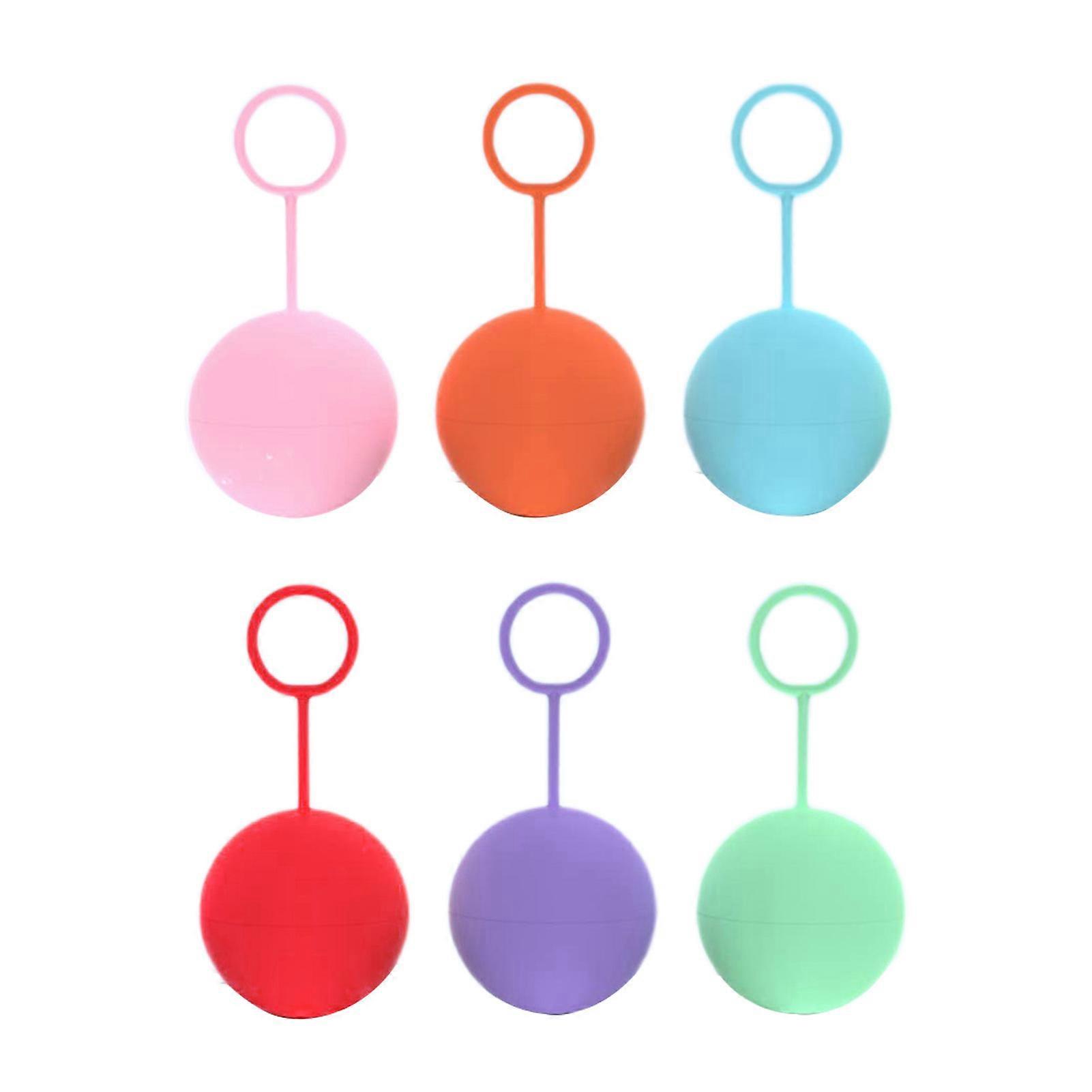 6Pcs Water Balloons Extra Soft Quick Refill Reusable Bright Color Safe Material Entertainment Flexible Colorful Balls Water Balloons Swimming Pool Toy