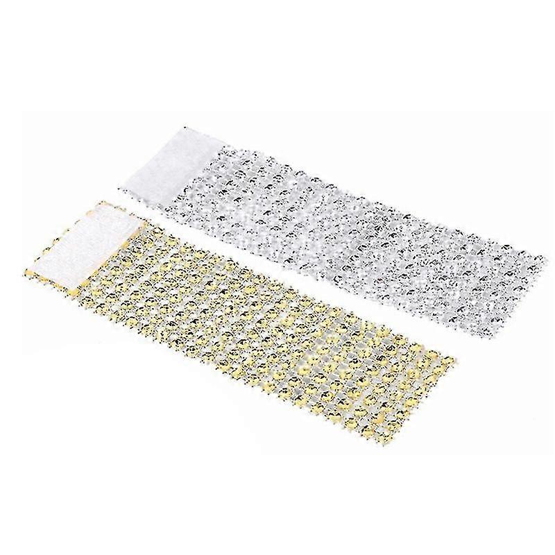 Diamond Rhinestone Mesh Wrap Napkin Ring Wedding Decor (20pcs)