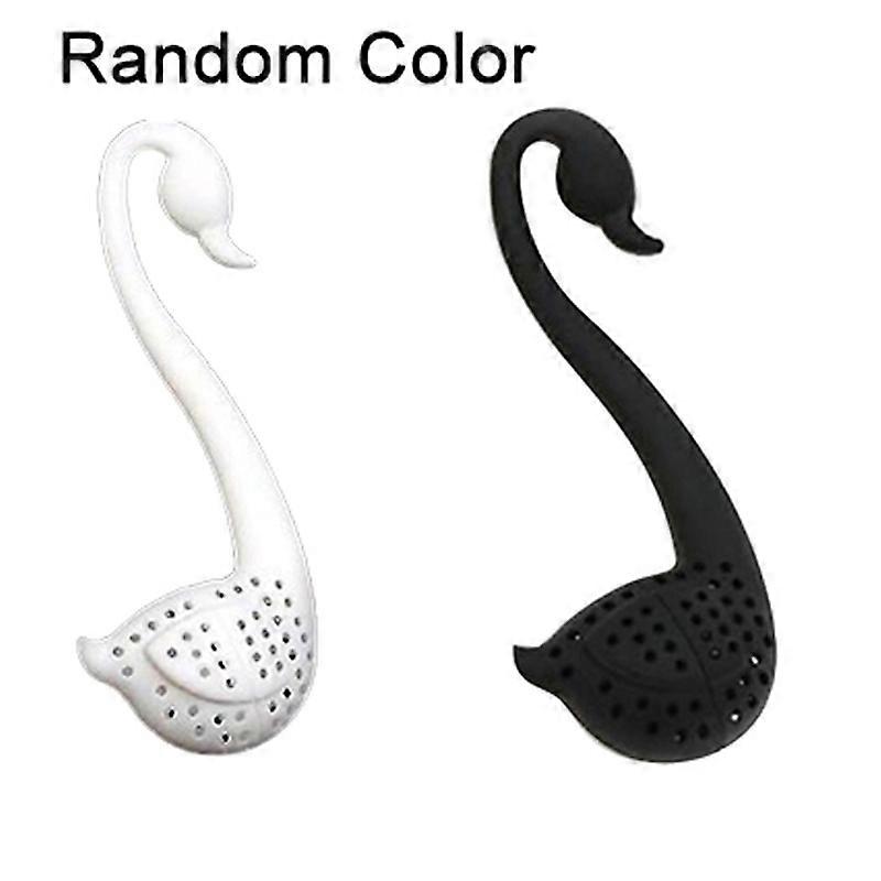 1Pc Loose Tea Infuser Strainer Creative Swan Shape Herbal Spice Filter Diffuser JIKAIX