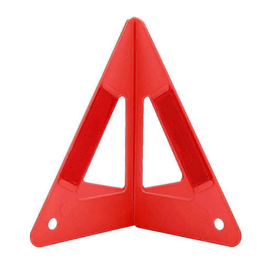 Car Warning Triangles Safe Parking Sign Triangle Reflective Warning Sign Car Safety Set with Red Automotive Safety Triangle
