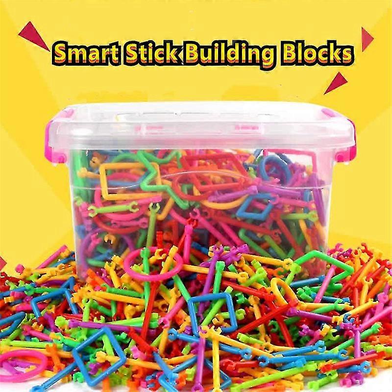 Boy Girl Diy Intelligence Stick Building Blocks Children's Imagination Education Learning Assembled Building Block Toys