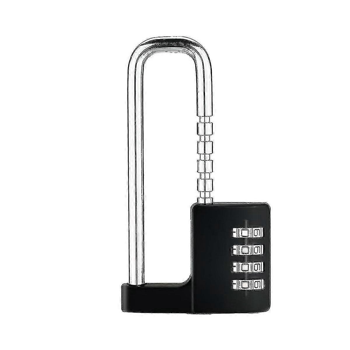 Combination Padlock Outdoor, Waterproof Heavy Duty Padlock With Code, Multifunctional Adjustable Long Padlock-
