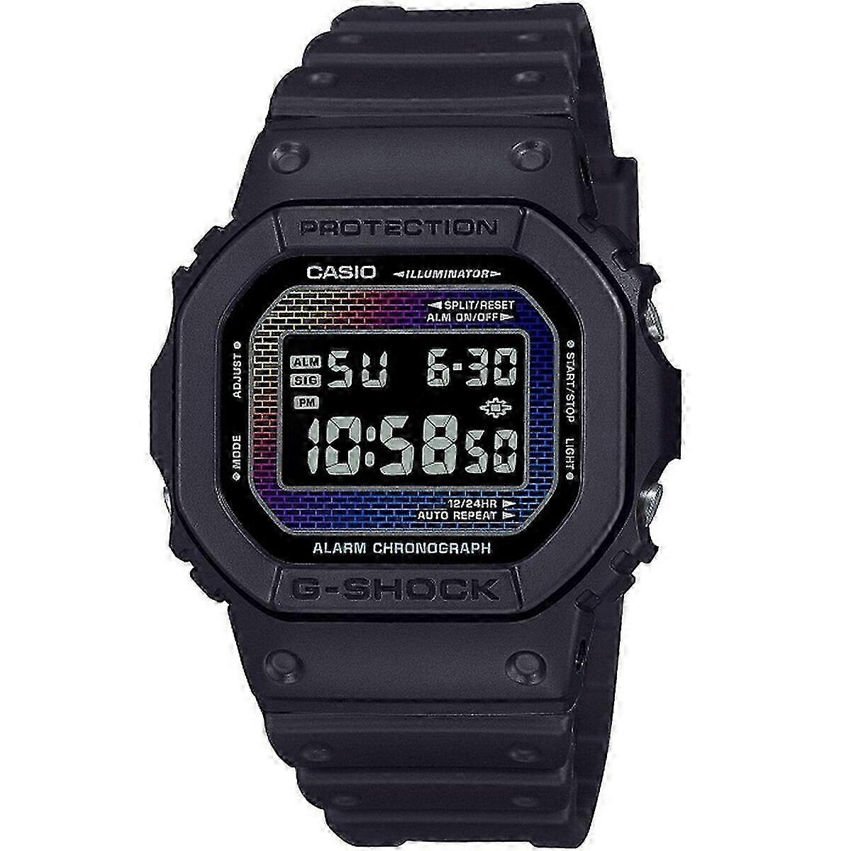 男士手表卡西欧 G-Shock THE ORIGIN - 彩虹砖墙系列黑色