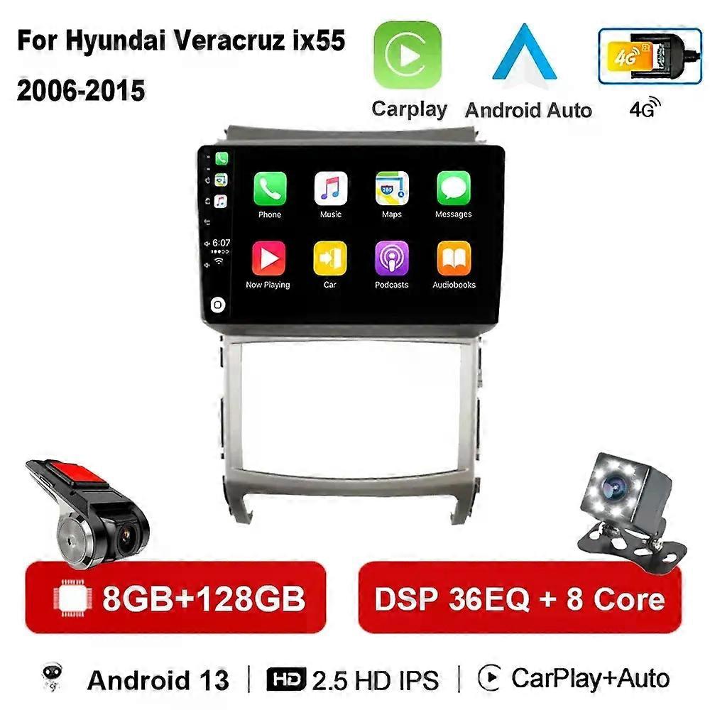 Android 13 For Hyundai Veracruz Ix55 2006-2015 Car Multimedia Dvd Player Car Radio Dsp Carplay Wifi 4g Navigation Gps
