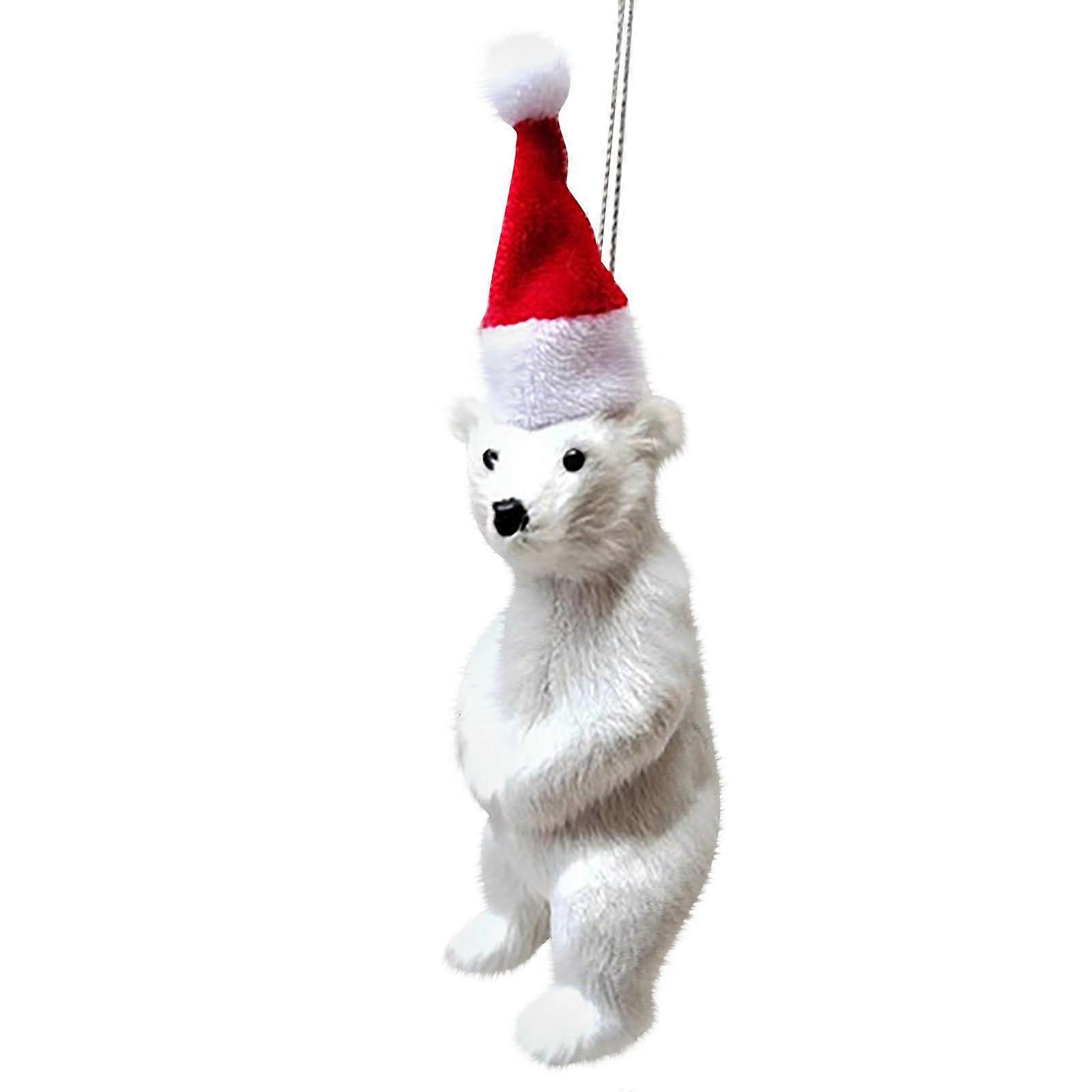 Simulated Bear Christmas Decorations Home Decorations Plush Doll Animal Model Bear Gifts Props