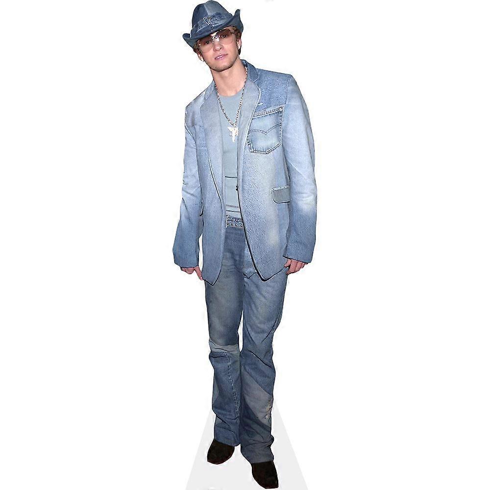 Justin Timberlake (Denim) Cardboard Cutout (lifesize OR mini size). Standee. Stand Up.