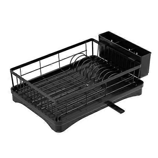 Dish Drying Rack Durable Construction Space-Saving Simple Installation Kitchen Countertop Dish