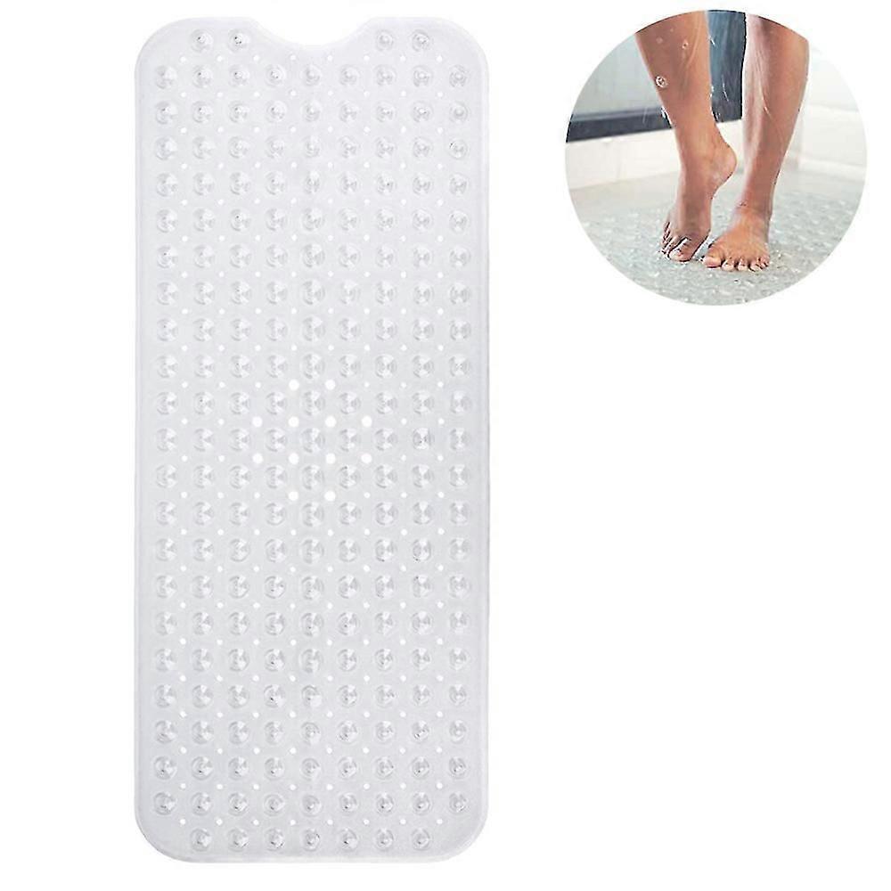 Bathtub Non-slip Mat Extra Long 100 X 40 Cm For Bathtub Transparent Non-slip Non-slip, 100 X 40 Cm