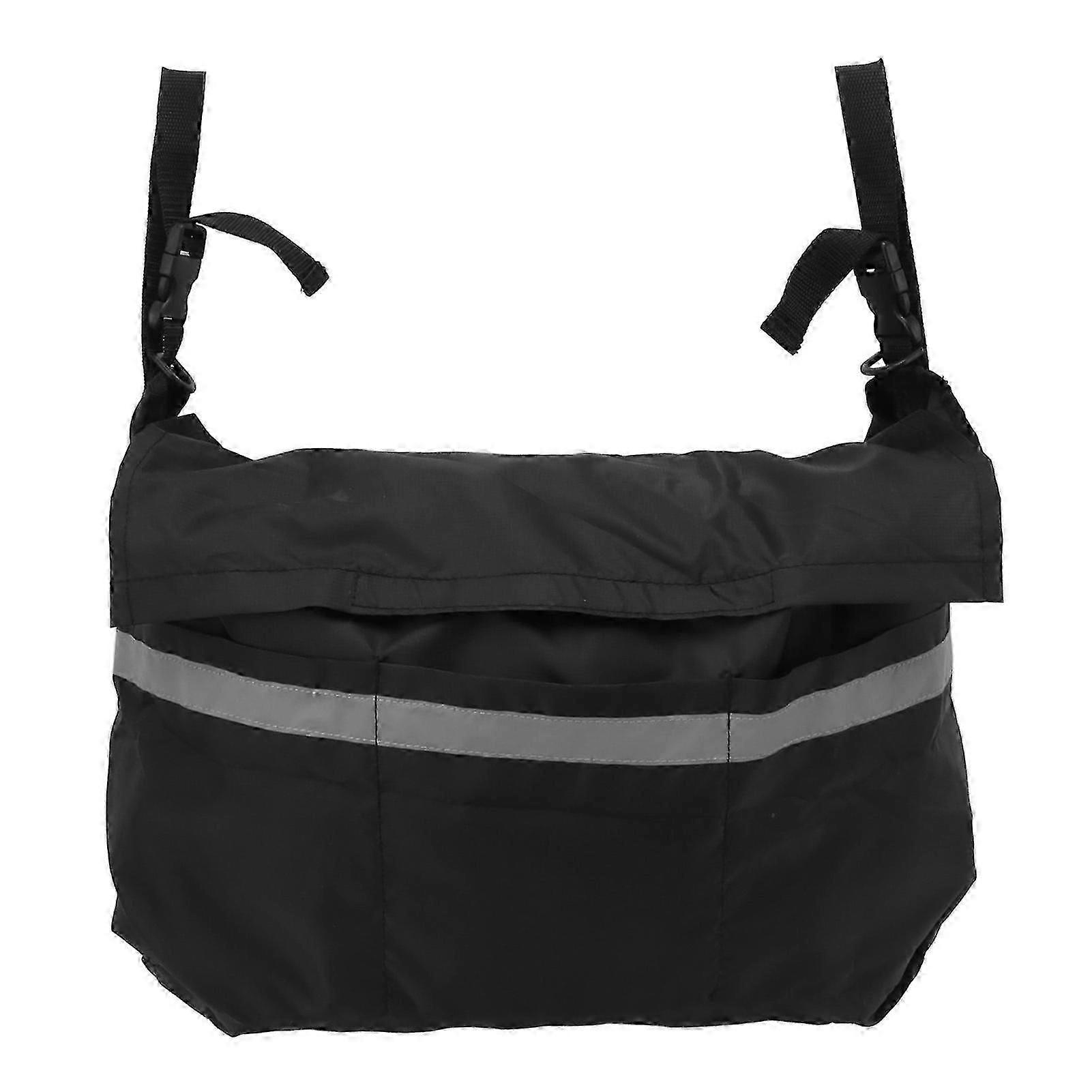 Walker Pouch Bag Polyester Foldable Wheelchair Backpack Carry Bag For Seniors Elderly