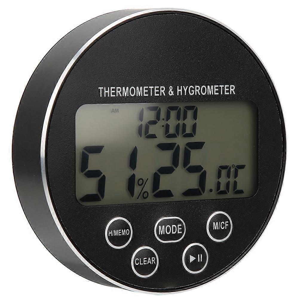 Multifunctional Kitchen Digital Timer Kitchen Timer Black for Household Use
