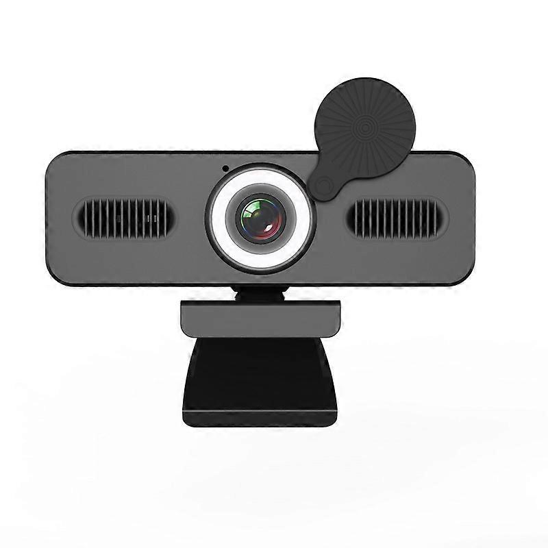 C360 2K Network High-Definition Computer Camera Drive-Free Beautifying Light Camera with Omnidirectional Microphone, Cable Length: 1.8m