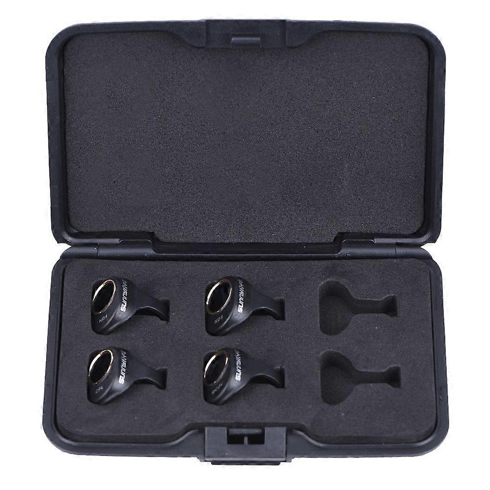 4PCS/Set Drone Camera Lens Filter Set Accessory for DJI Saprk(MCUV+CPL+ND4+ND8)