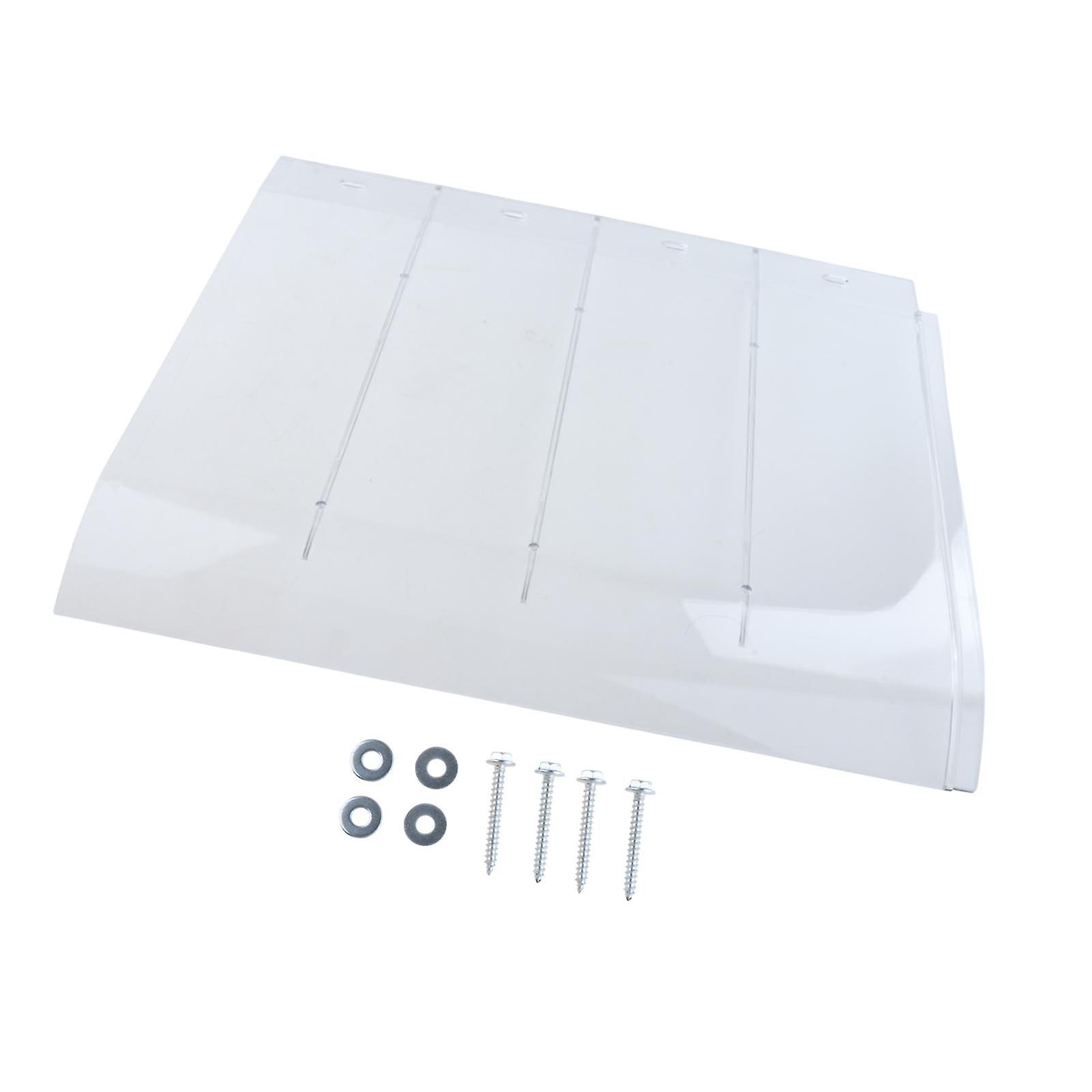 نافذة باب المظلة مظلة شفافة الباب الأمامي المظلة للشرفة حديقة خارجية 40 سم × 35 سم