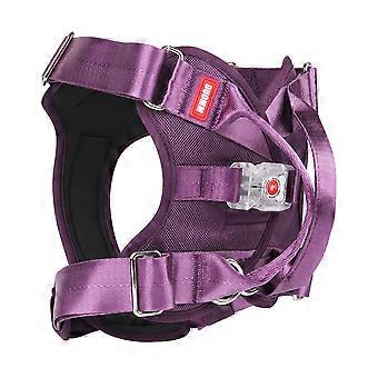 Light Up Dogs Harness No Pulls LED Dogs Harness with Handle Lighted Dogs Vest Harness for Medium and Large Dogs 3 Sizes  S Khaki