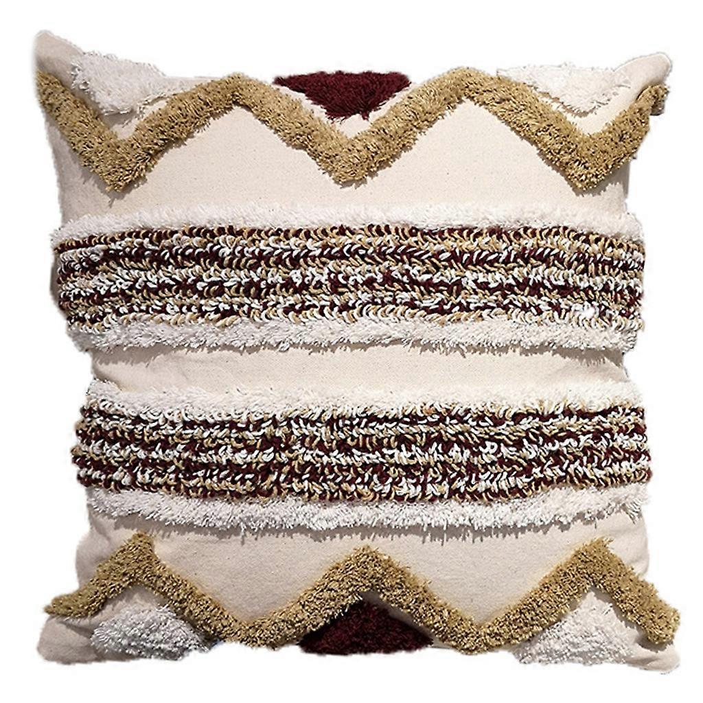 Nordic Throw Pillow Cover Tribal Bohemian Tufted Pillowcase Super Soft Cushion Covers for Couch Sofa  Pillowcase 3