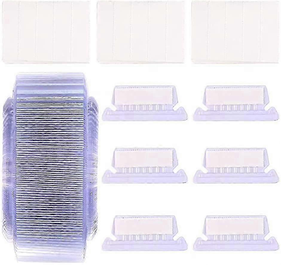 50 Pack Hanging Folder Quick Identification Tabs And Inserts, Easy To Read, Pvc