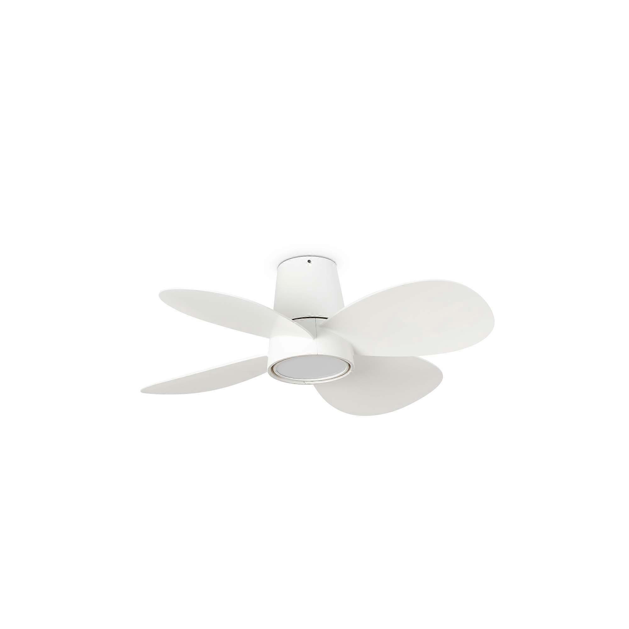 DC ceiling fan Klover 80 cm with LED & remote control