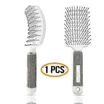Curved Vent Brush And Hair Detangler, Professional Styling Hair Brush For Men Women, Vented Hair Brush For Faster Blow Drying