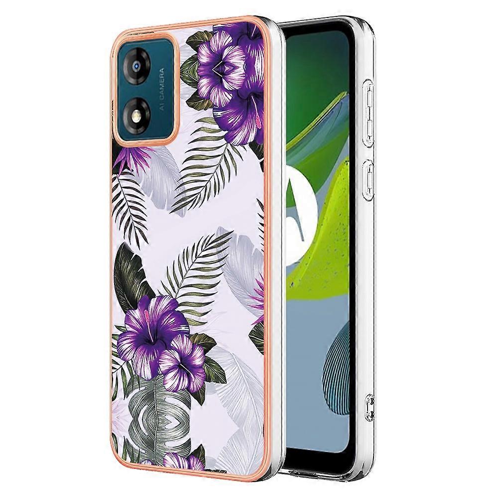 For Motorola Moto E13 Electroplating IMD TPU Phone Case